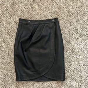 Leather skirt